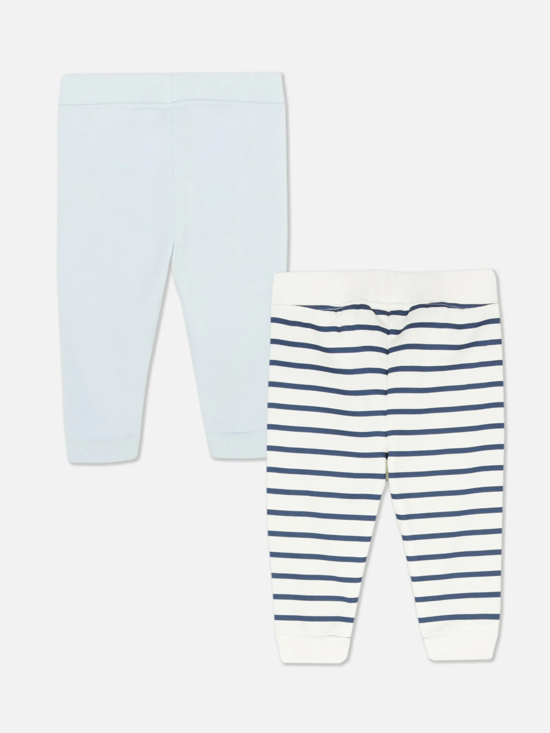 Pack De 2 Joggers Con Bajos Ajustados