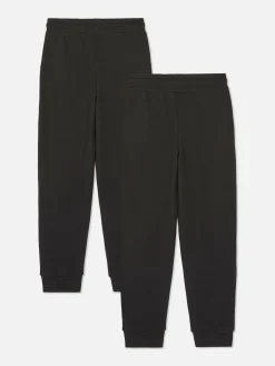 Pack De 2 Joggers Con Cordón Para Niños Mayores