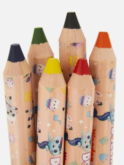 Pack De 6 Lápices De La Casa De Muñecas De Gabby