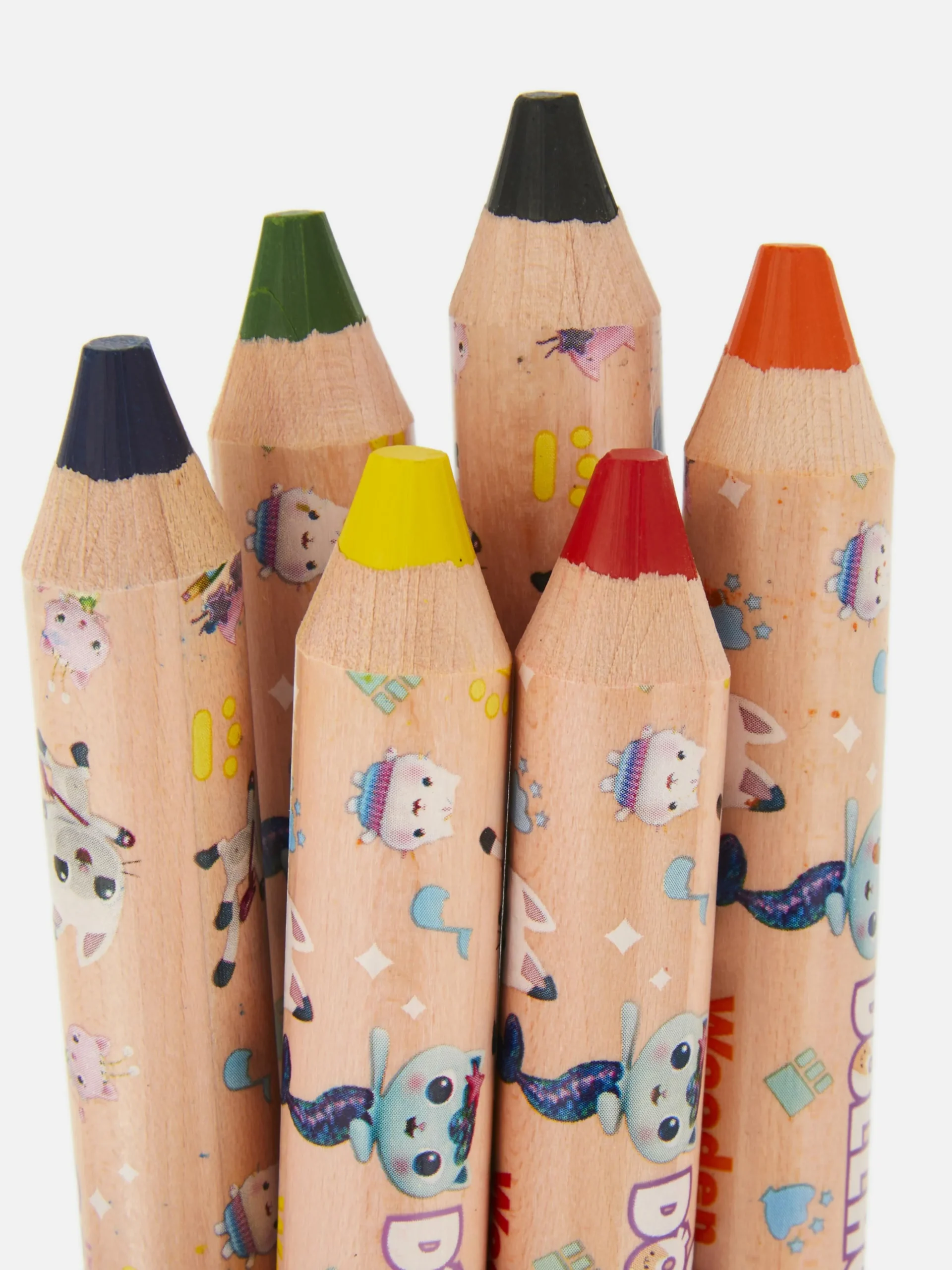 Pack De 6 Lápices De La Casa De Muñecas De Gabby