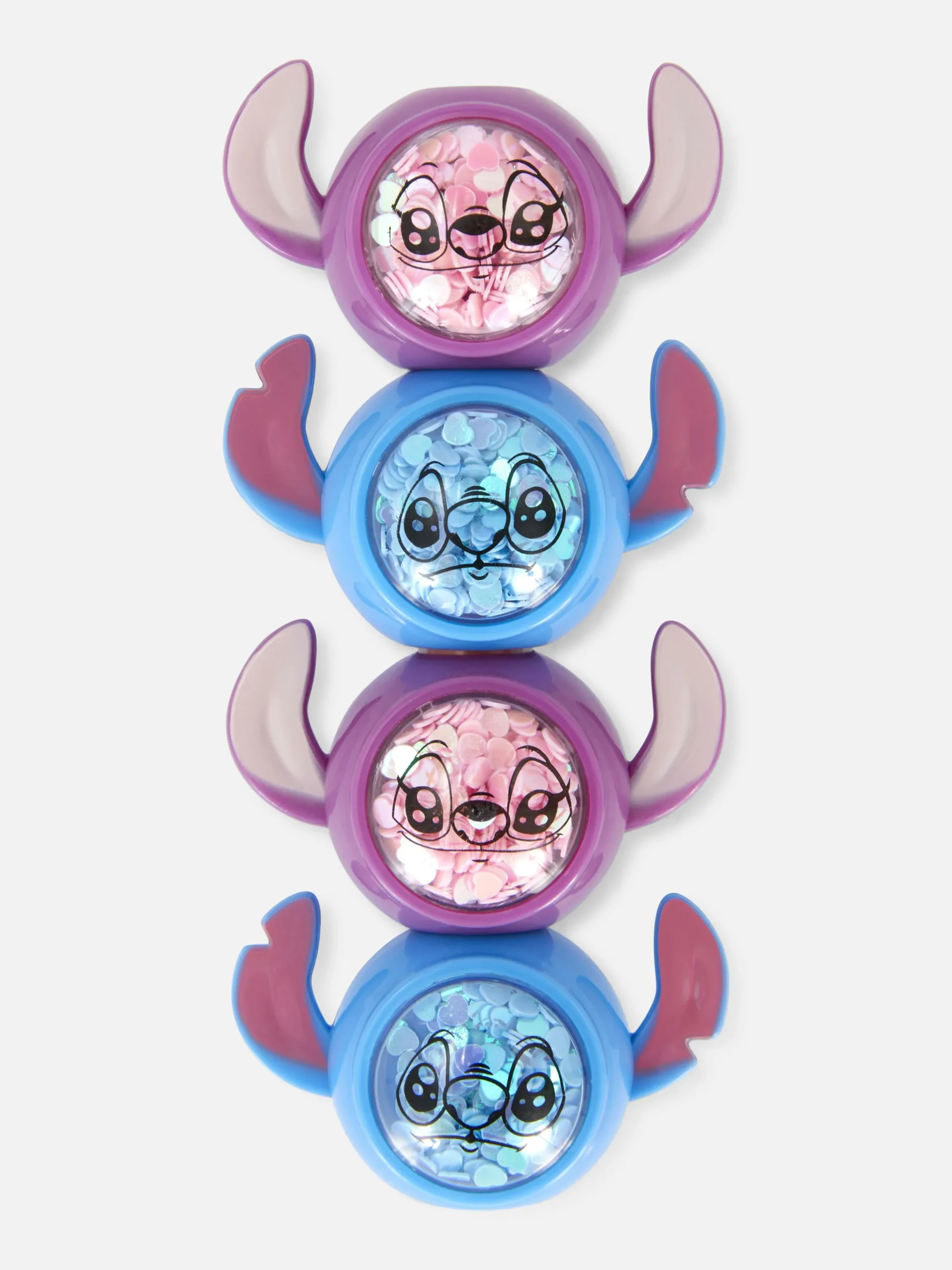 Pack De 4 Lápices Fluorescentes Apilables De Stitch