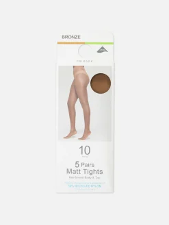 Pack De 5 Medias Mate De 10 DEN