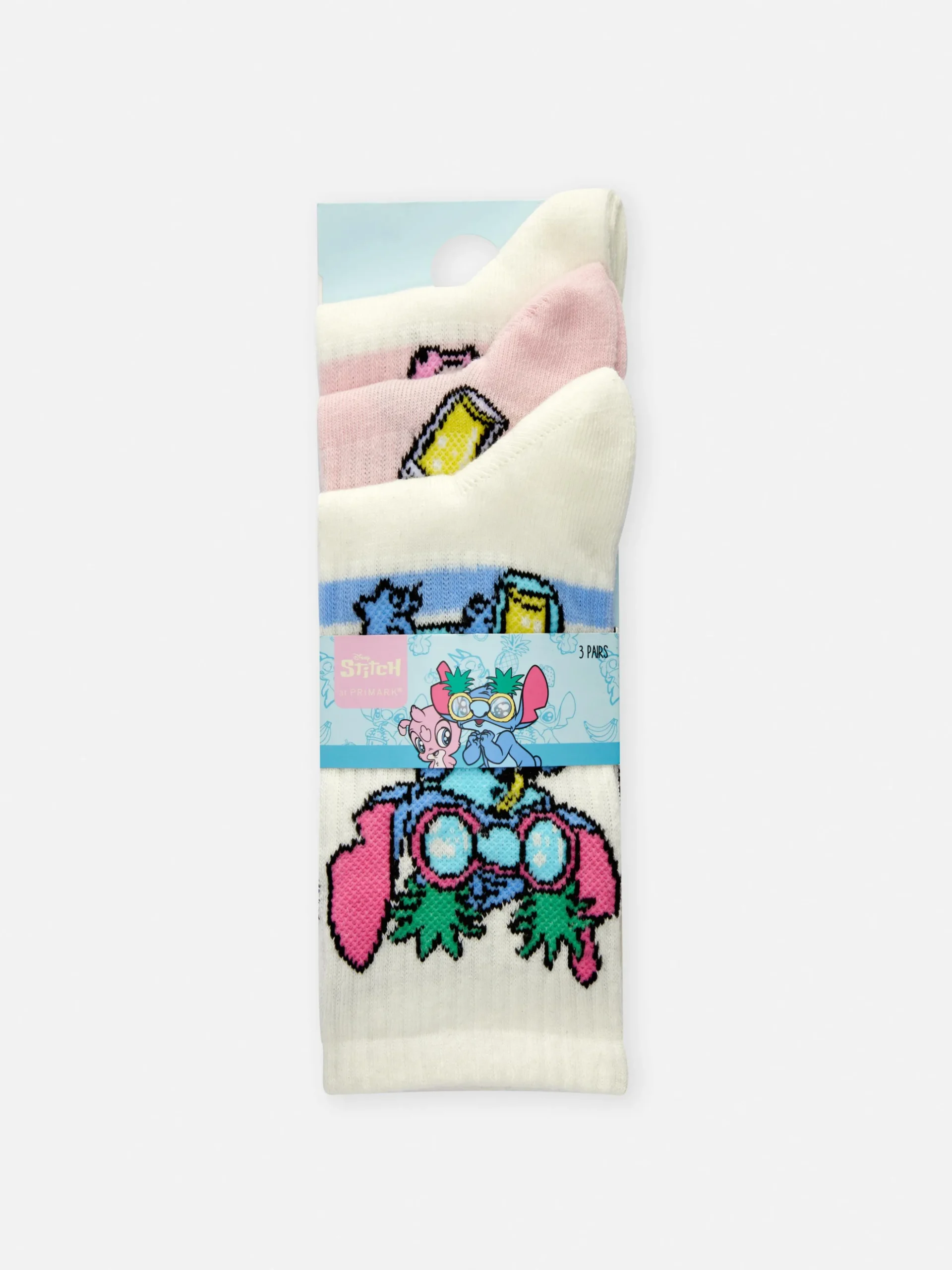 Pack De 3 Pares De Calcetines Altos De Disney