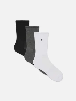 Pack De 3 Pares De Calcetines Altos Deportivos