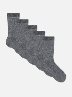 Pack De 5 pares De Calcetines Altos Acanalados