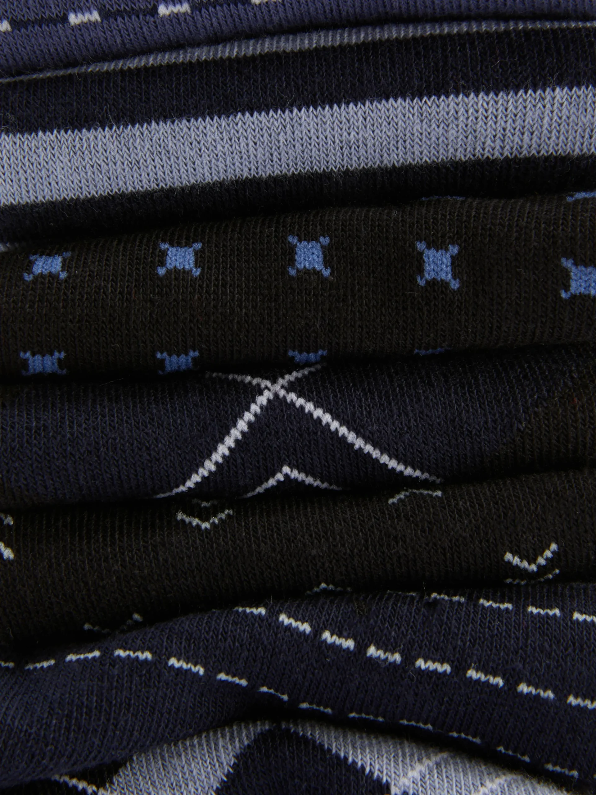 Pack De 7 Pares De Calcetines Altos Surtidos