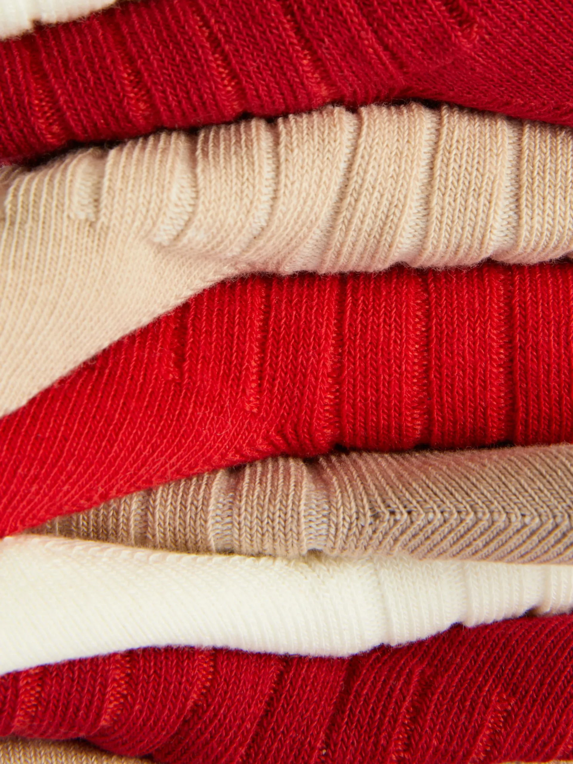 Pack De 5 Pares De Calcetines Altos Acanalados