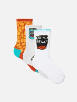 Pack De 3 Pares De Calcetines Bajos De Alubias Heinz