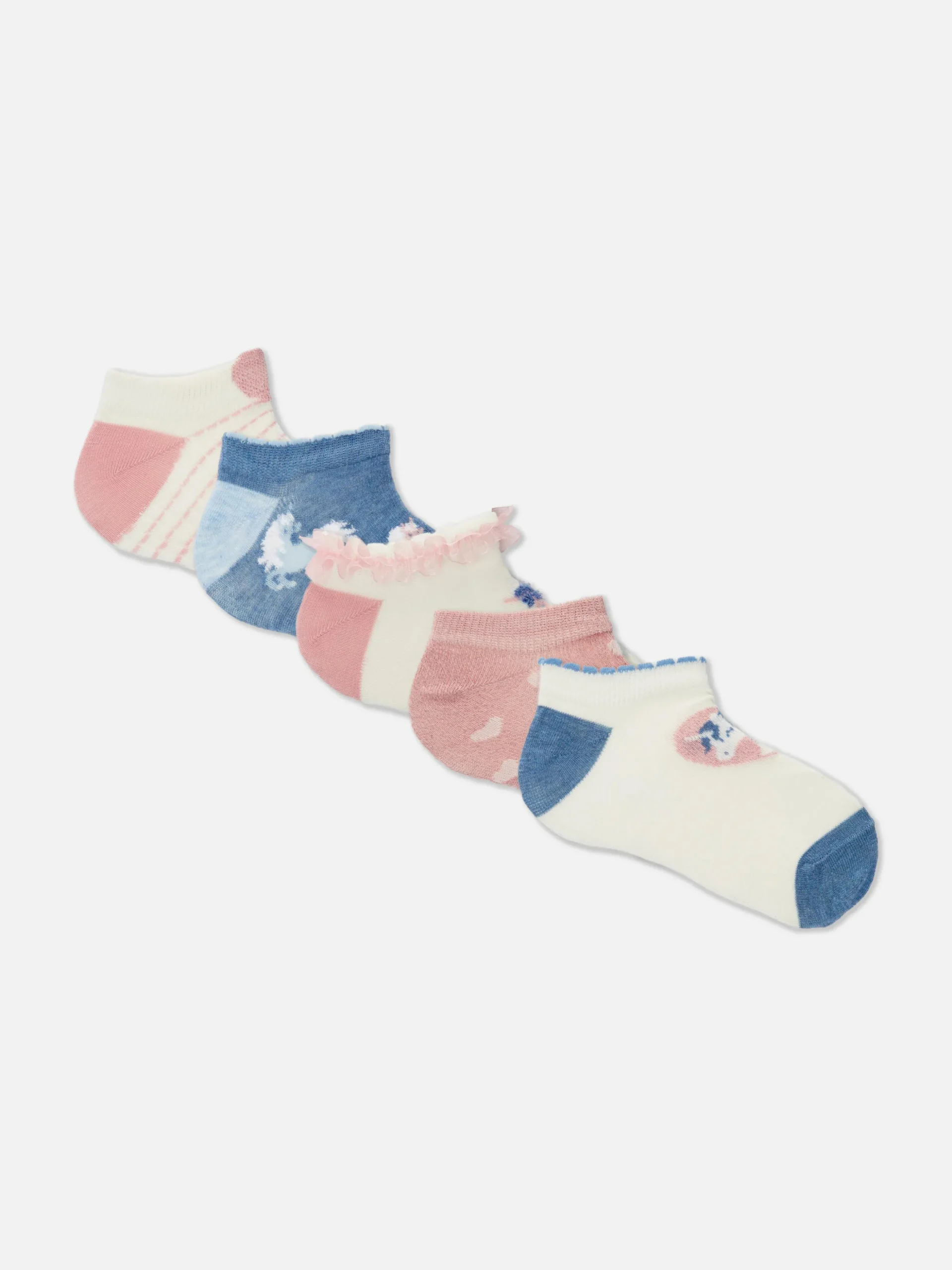 Pack De 5 Pares De Calcetines Con Unicornios