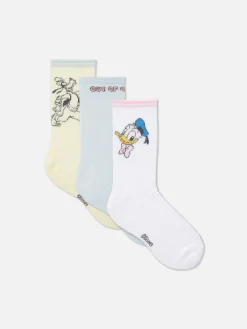 Pack De 3 Pares De Calcetines De Donald Y Goofy