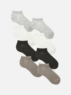 Pack De 7 Pares De Calcetines Deportivos Acanalados