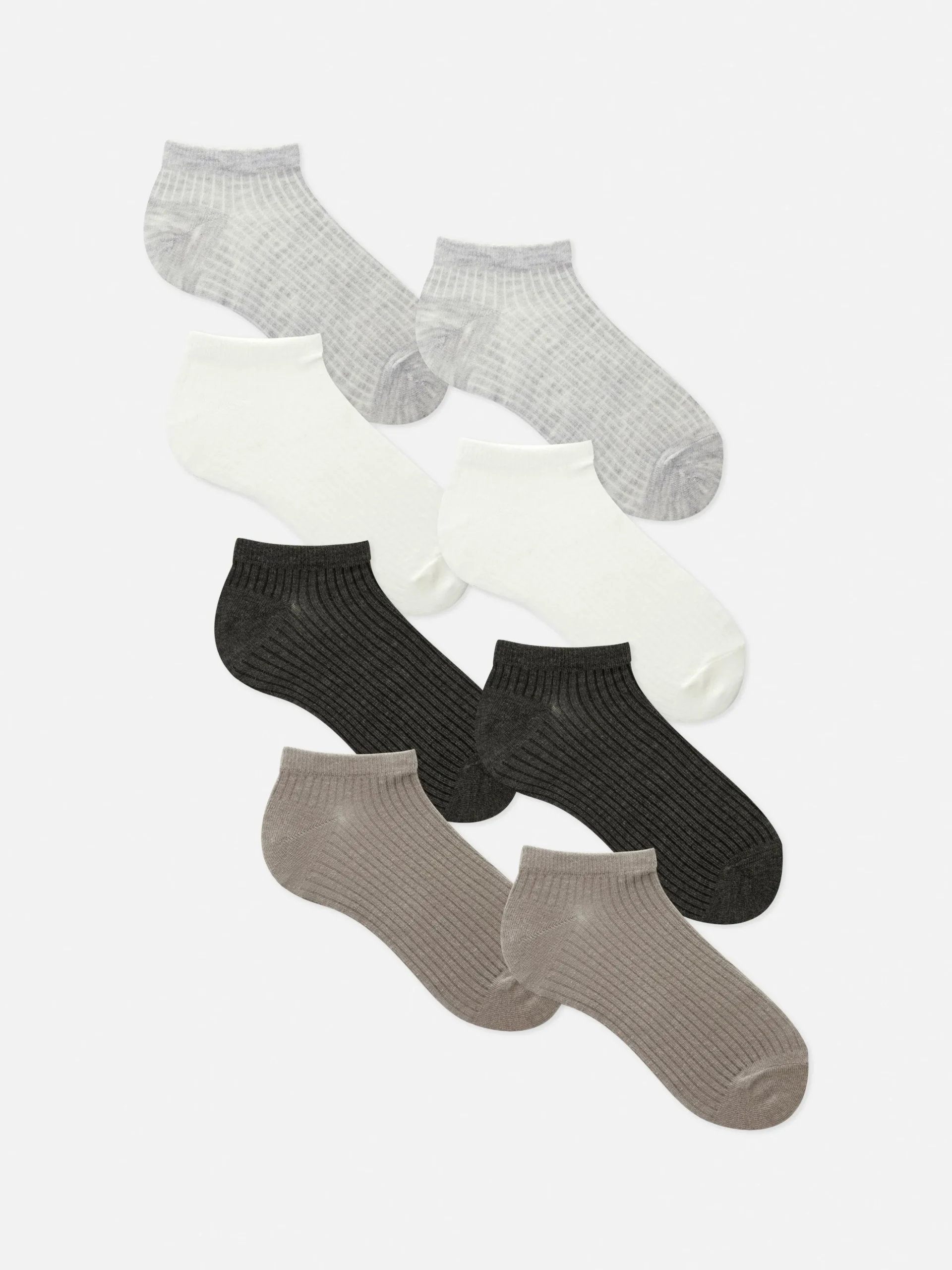Pack De 7 Pares De Calcetines Deportivos Acanalados