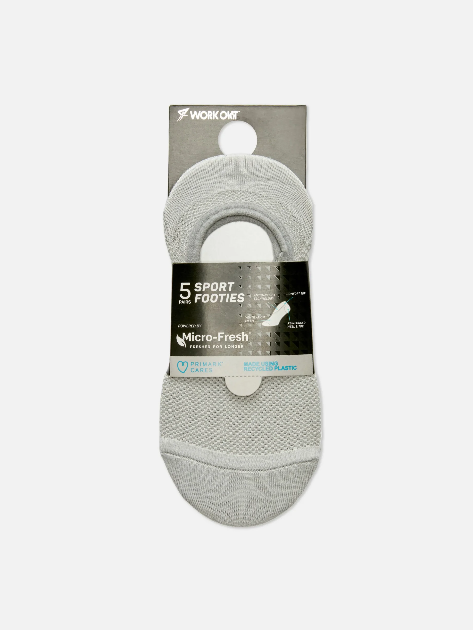 Pack De 5 Pares De Calcetines Invisibles Deportivos
