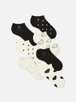 Pack De 7 Pares De Calcetines Invisbles Monocolor