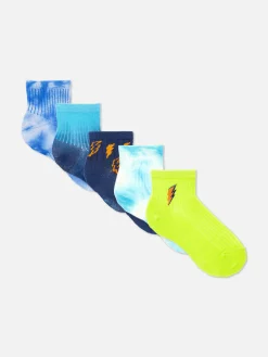 Pack De 5 Pares De Calcetines Tobilleros Surtidos