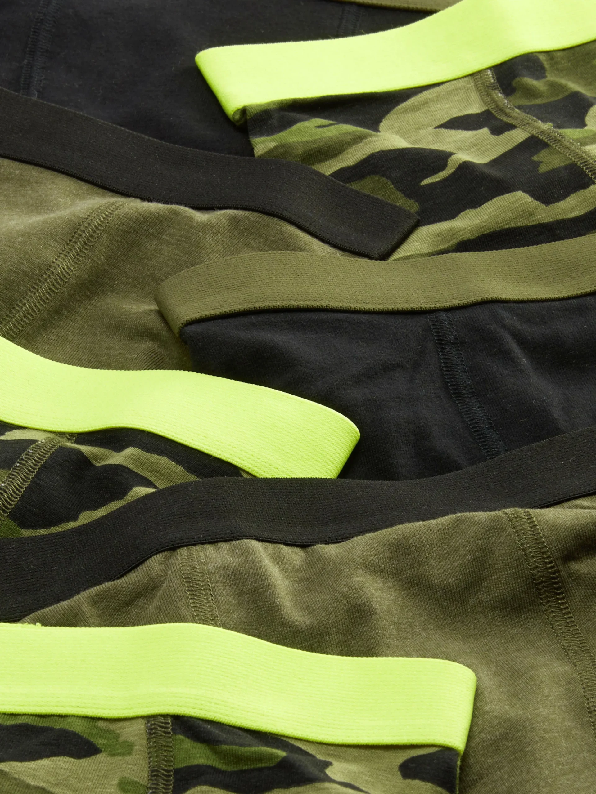 Pack De 7 Pares De Calzoncillos De Camuflaje