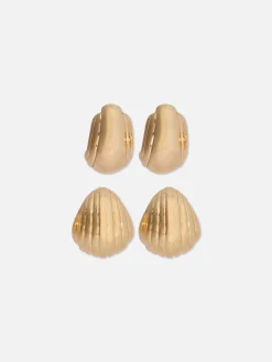 Pack De 2 Pendientes De Aro De Rita Ora