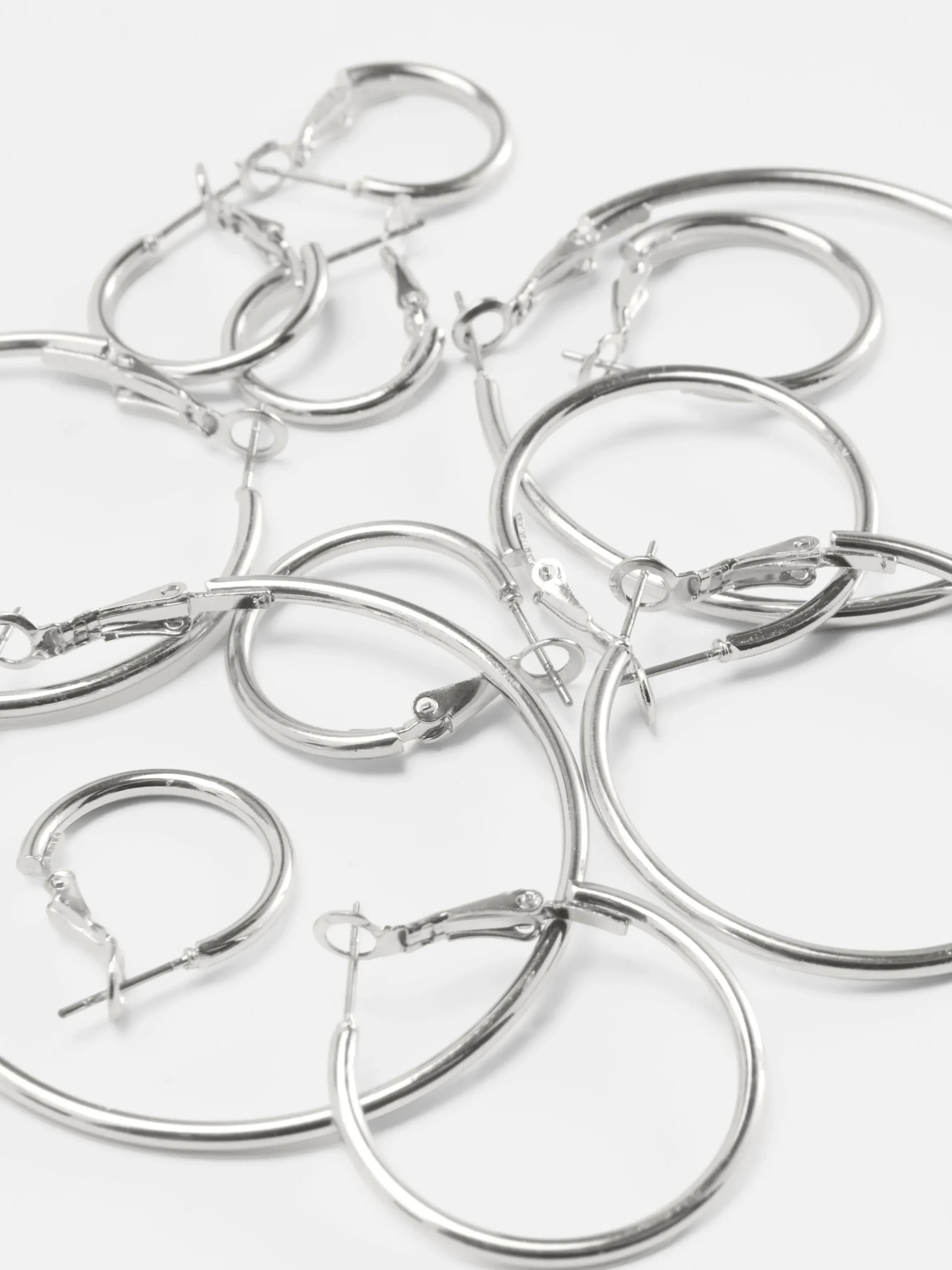 Pack De 6 Pendientes De Aro De Varios Tamaños
