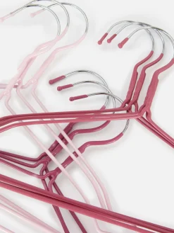 Pack De 10 Perchas Metálicas Recubiertas