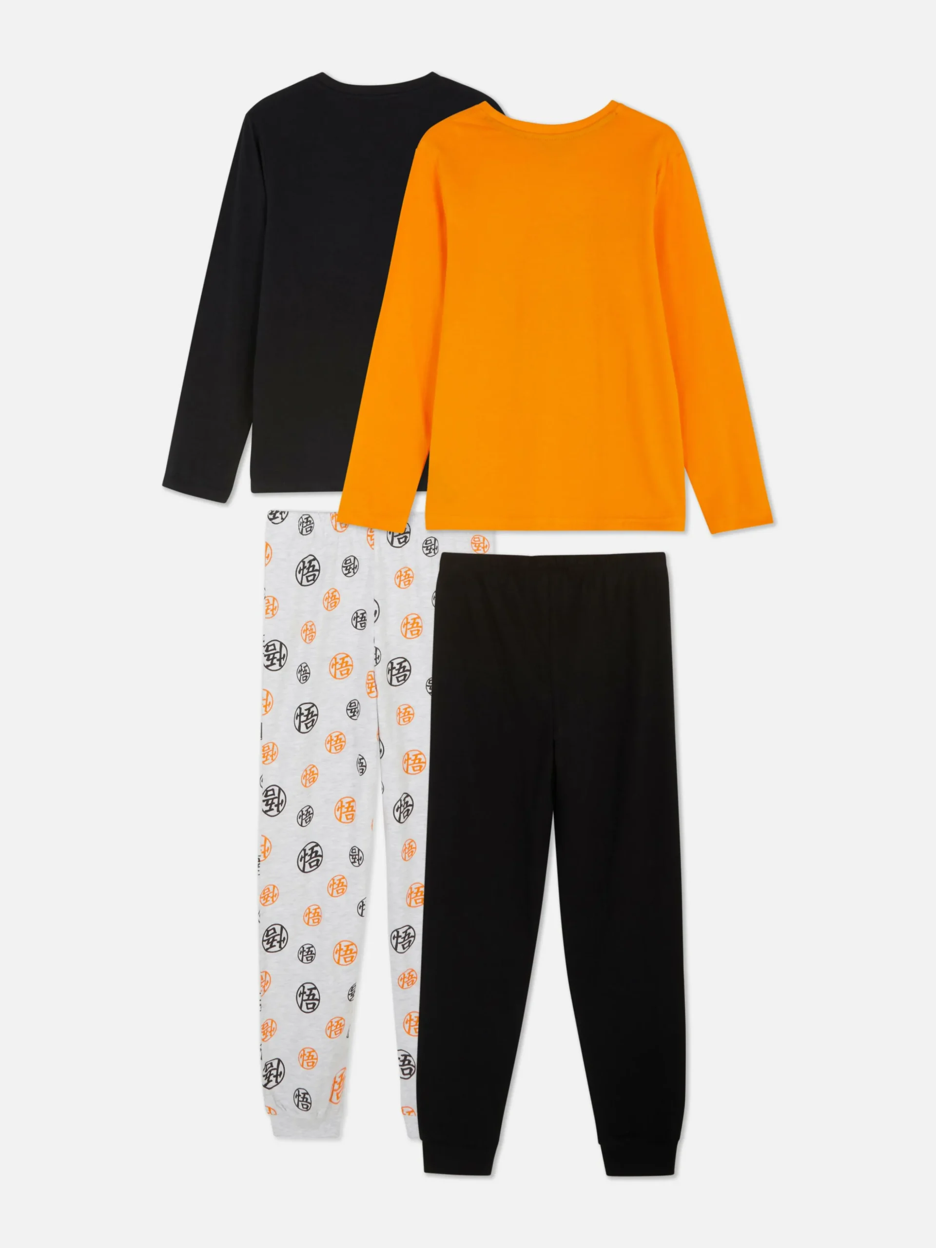 Pack De 2 Pijamas De Manga Larga De Dragon Ball Z