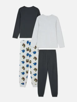 Pack De 2 Pijamas De Sonic, El Erizo, Y Shadow