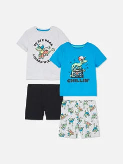 Pack De 2 Pijamas Gráficos De Gecko