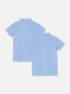 Pack De 2 Polos Escolares Para Niño Pequeño