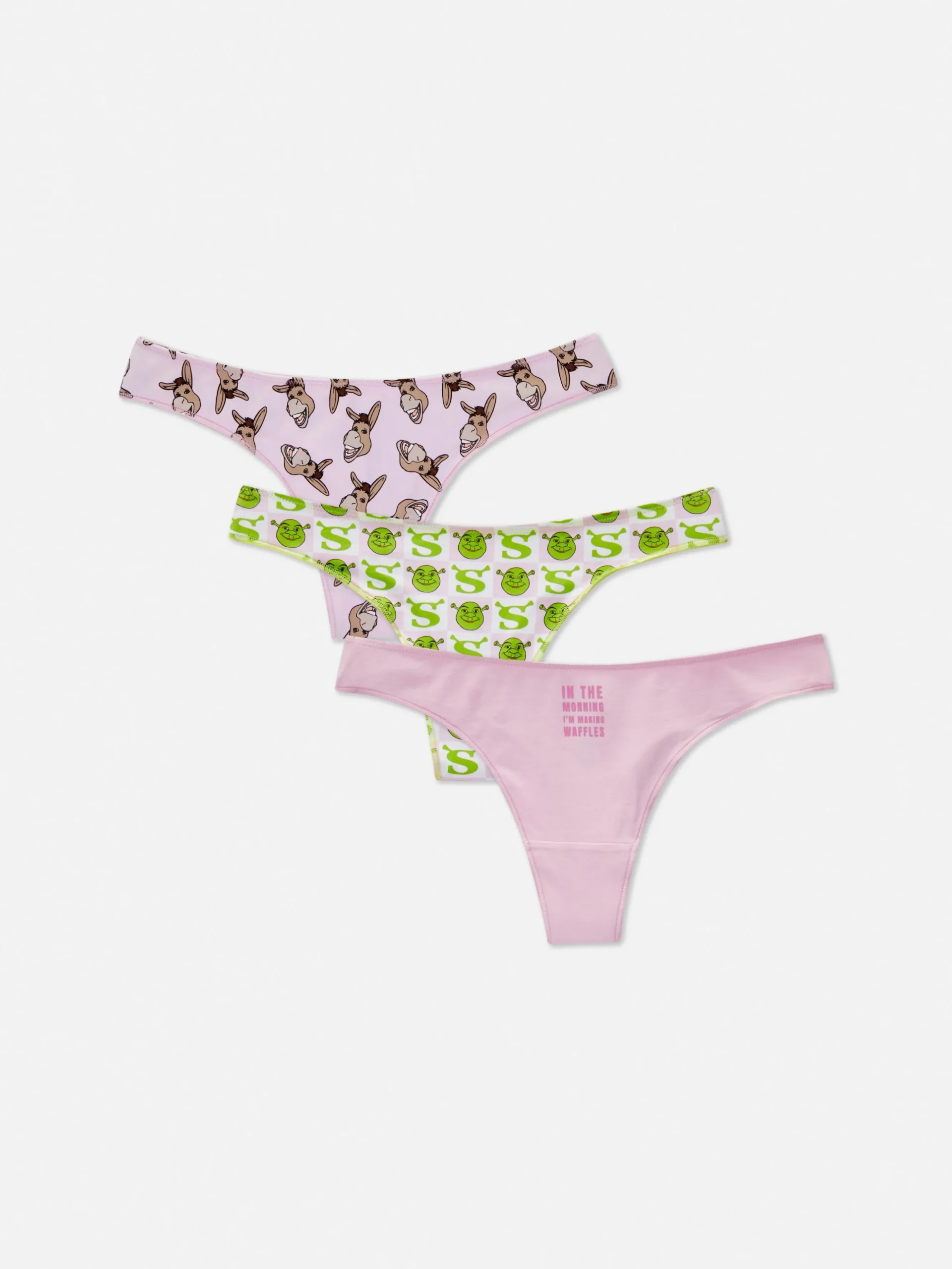 Pack De 3 Tangas De Shrek