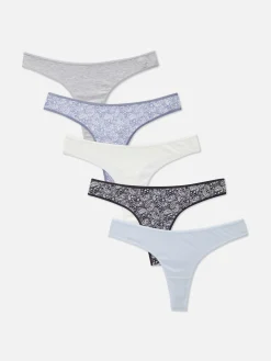 Pack De 5 Tangas Estampados Para Diario