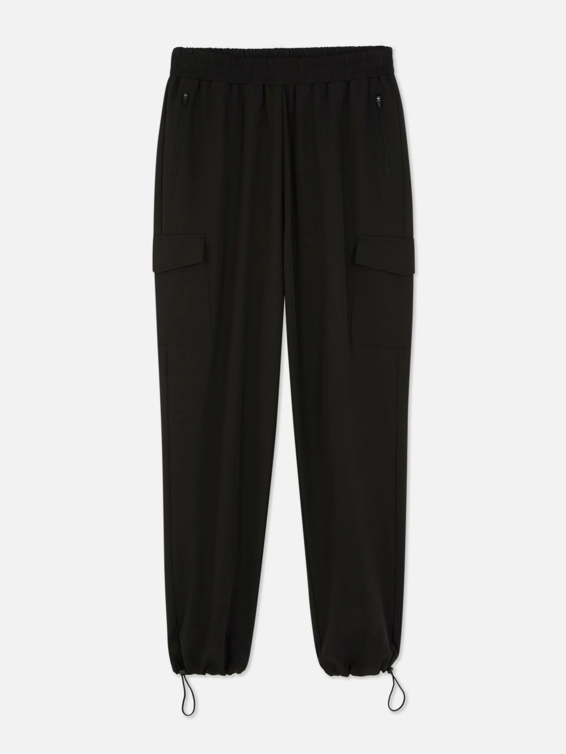 Pantalón Cargo Con Bajos Ajustados