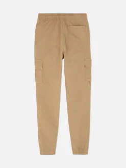 Pantalón Cargo Con Bajos Elásticos