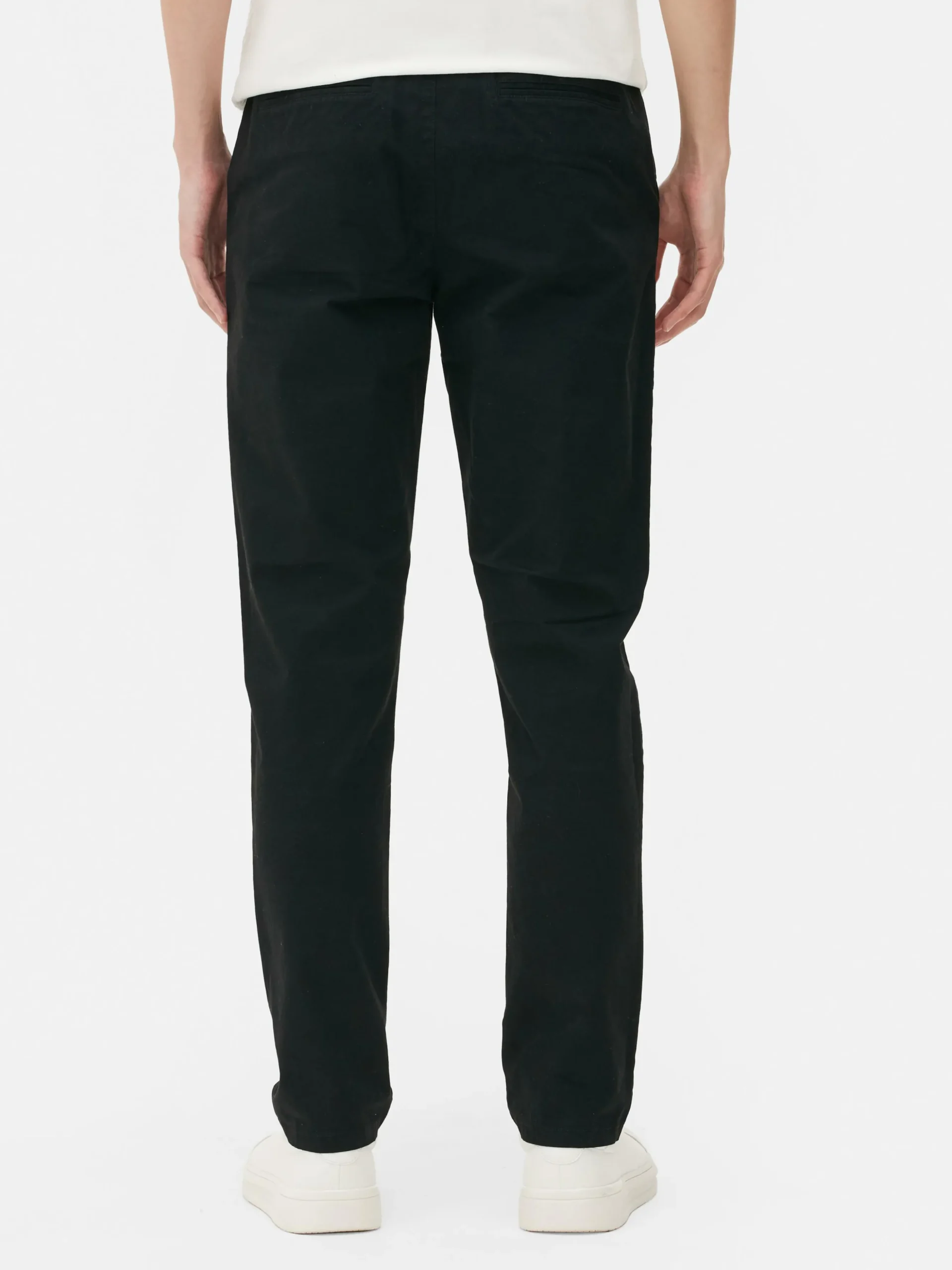 Pantalón Chino Elástico De Corte Entallado