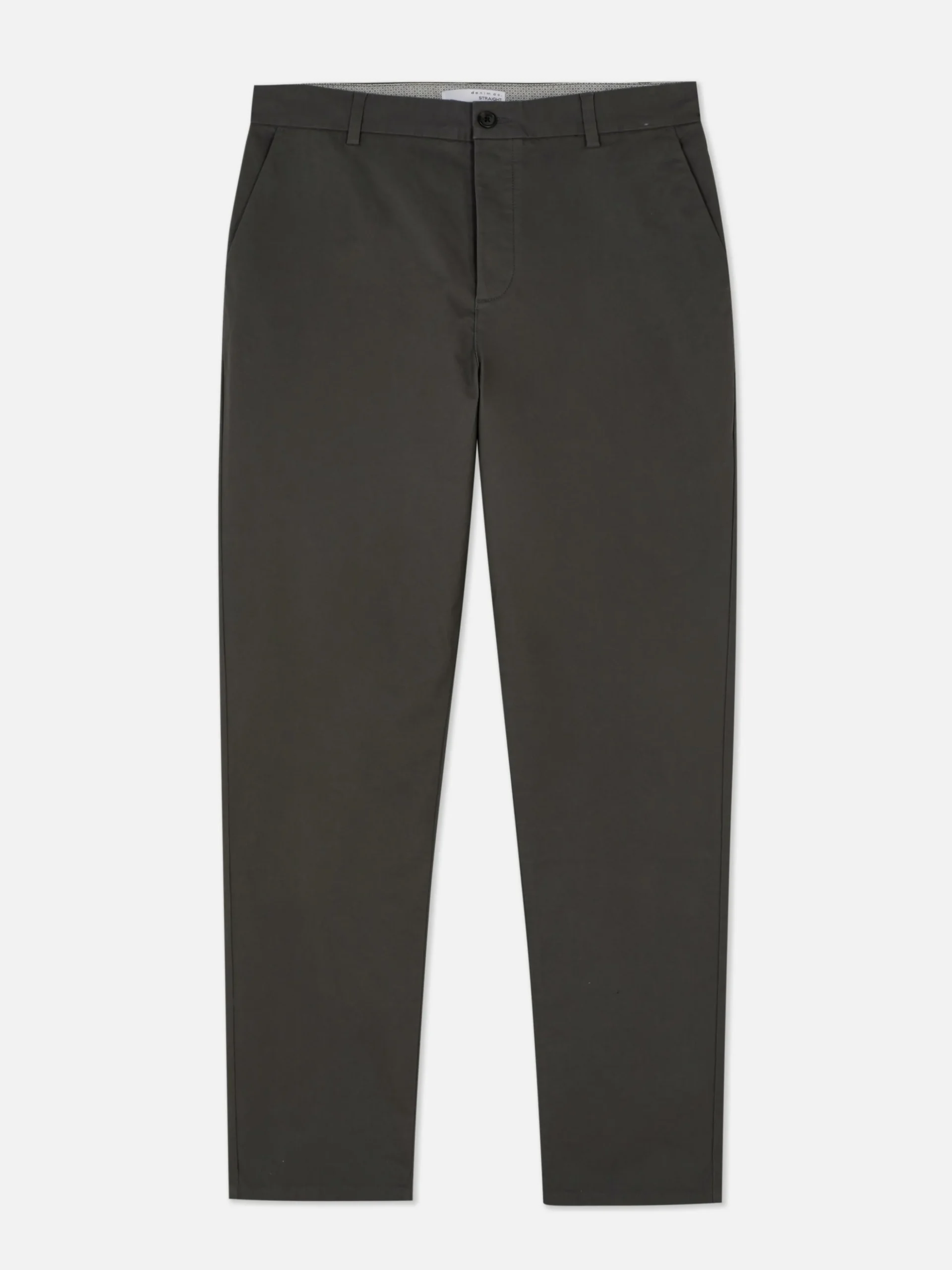 Pantalón Chino Elástico De Pernera Recta