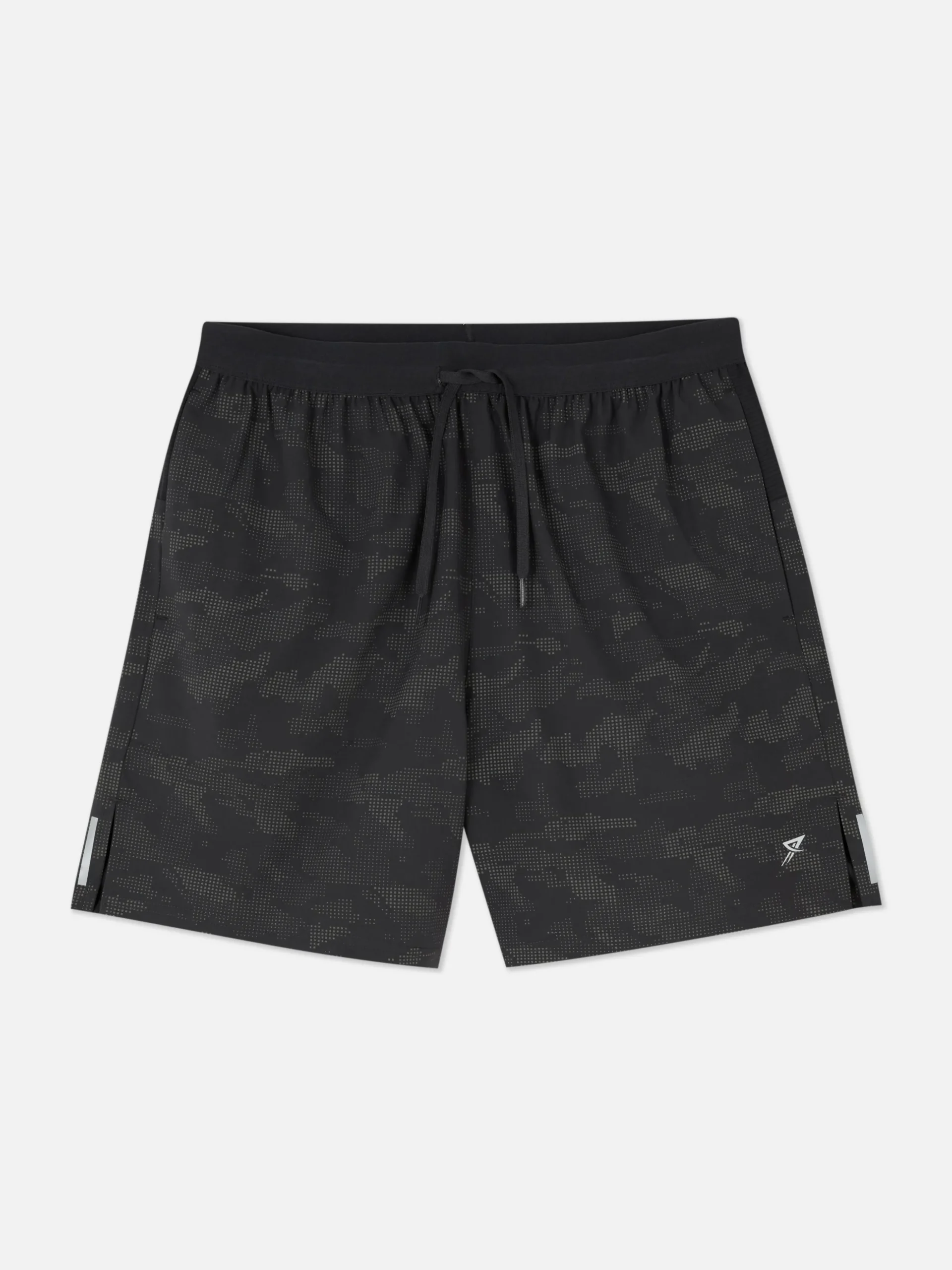 Pantalón Corto Deportivo Con Estampado Reflectante