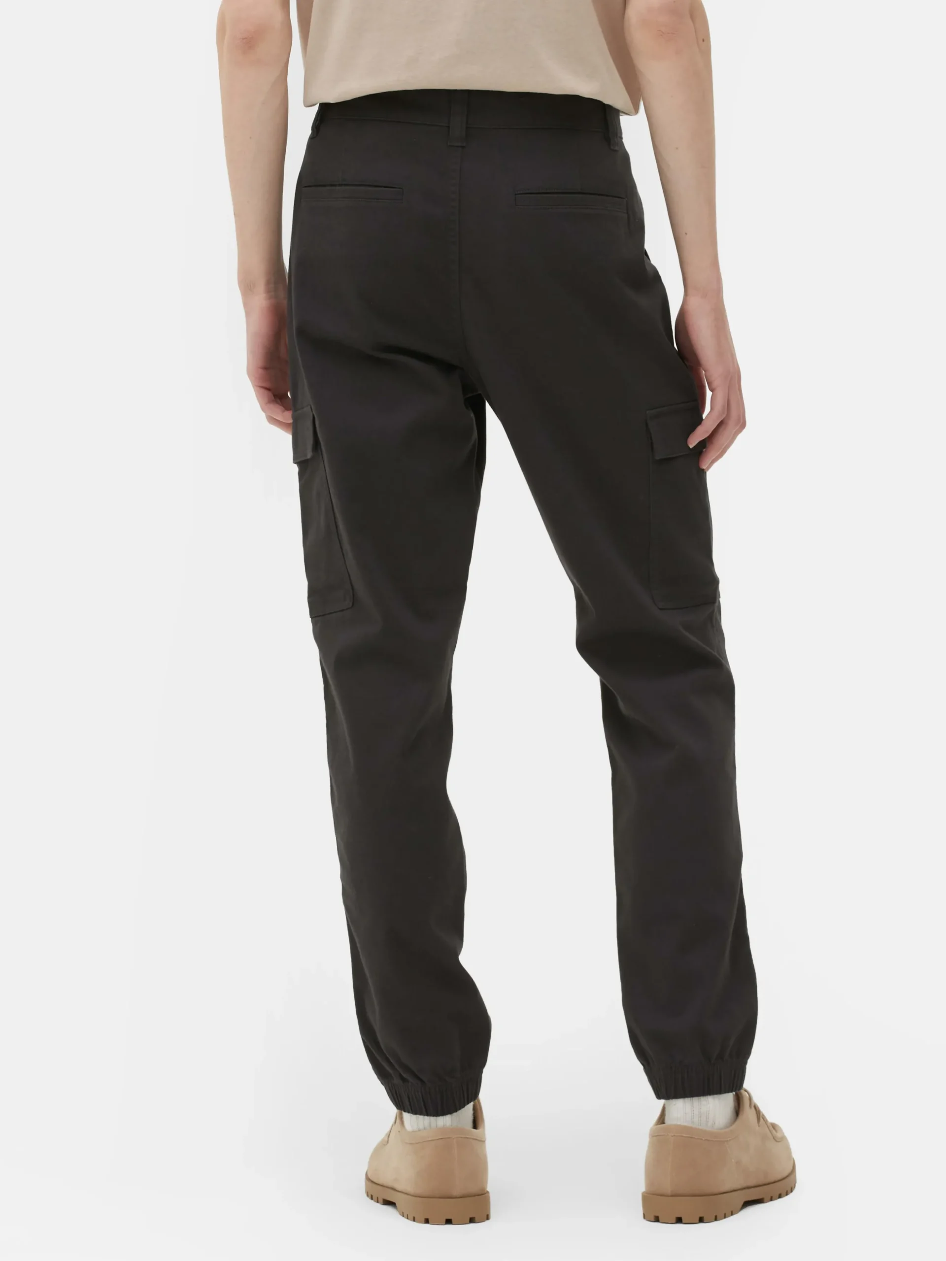 Pantalón De Chándal Cargo Con Bajos Elásticos