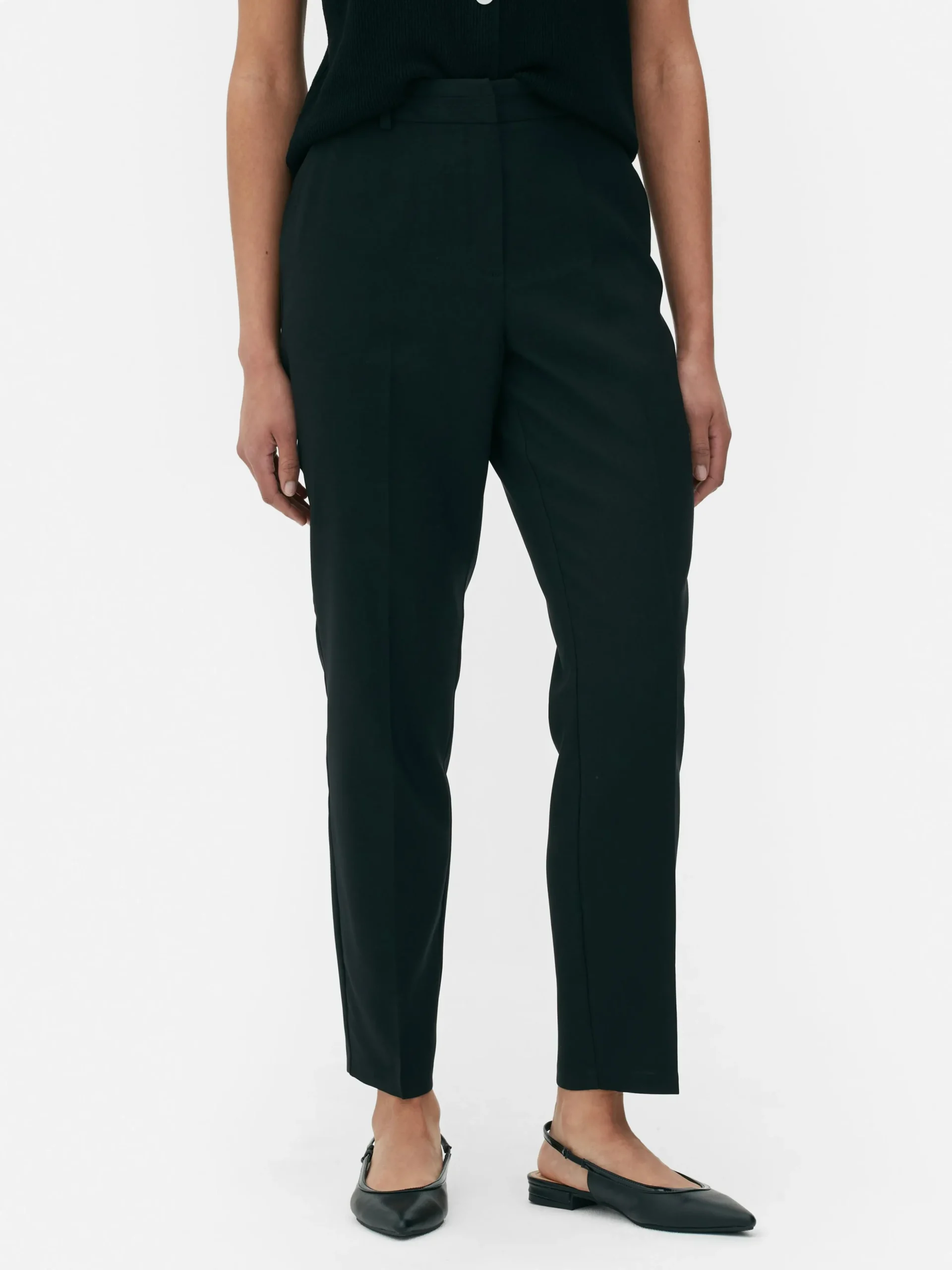 Pantalón De Vestir De Corte Entallado