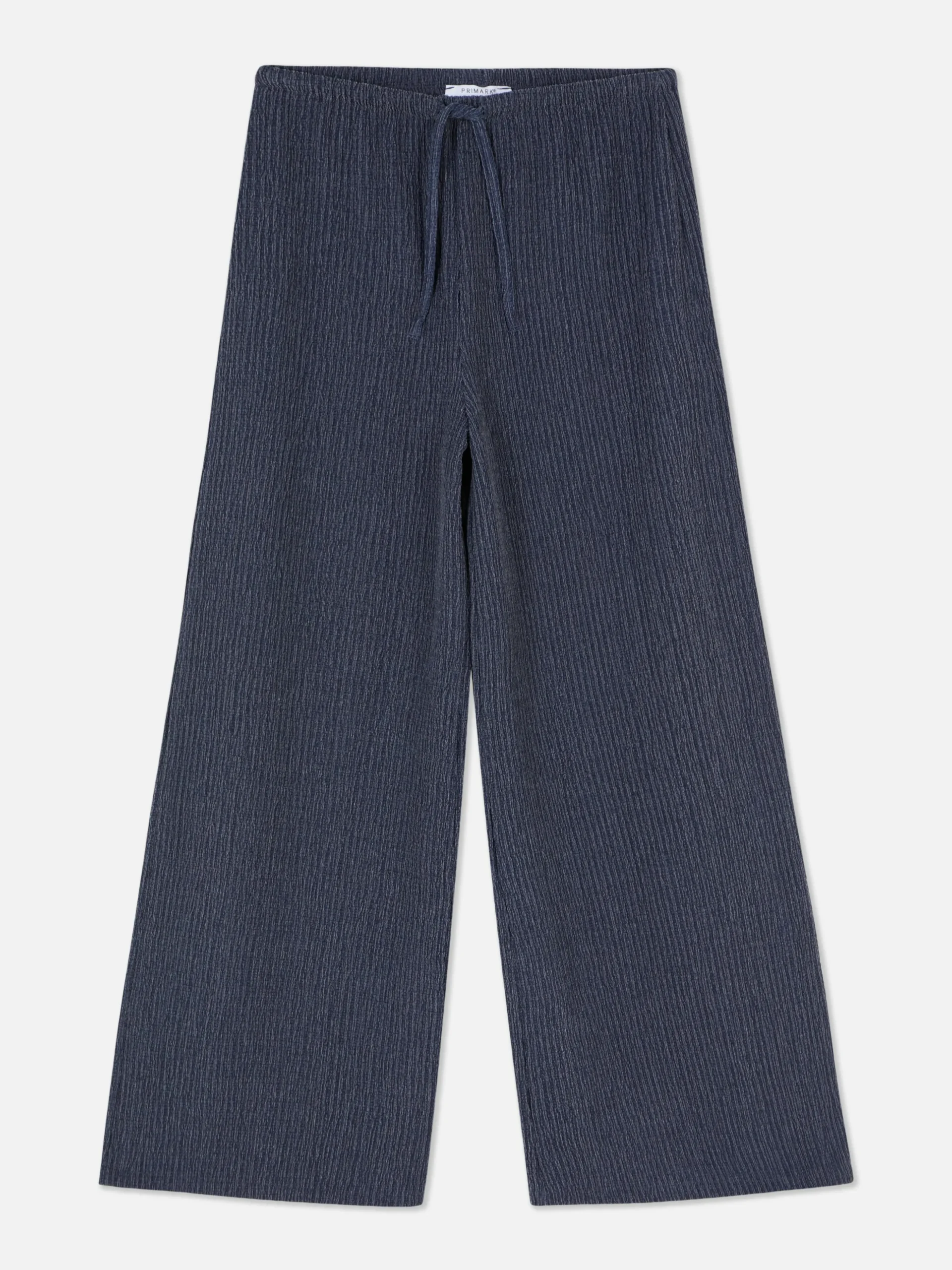 Pantalón Fruncido Con Cordón De Ajuste