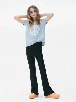 Pantalones Acanalados Y Acampanados