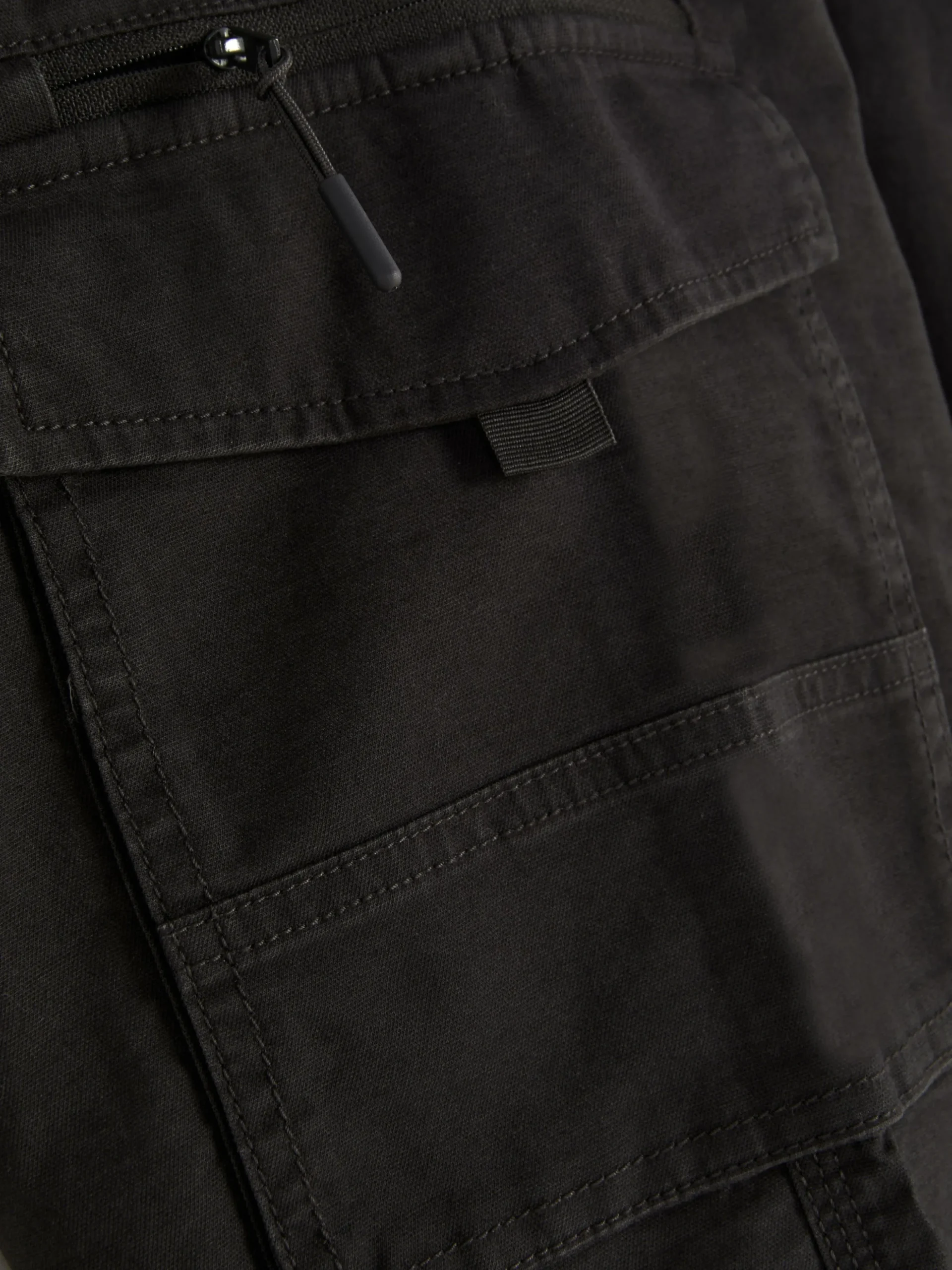 Pantalones Cargo Holgados Con Bajos Elásticos