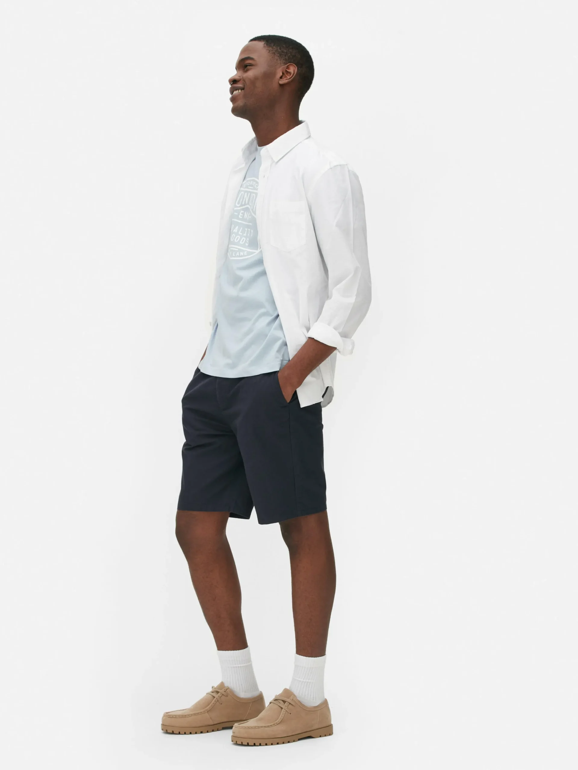 Pantalones Chinos Cortos Clásicos