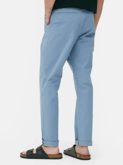 Pantalones Chinos De Corte Entallado Elásticos