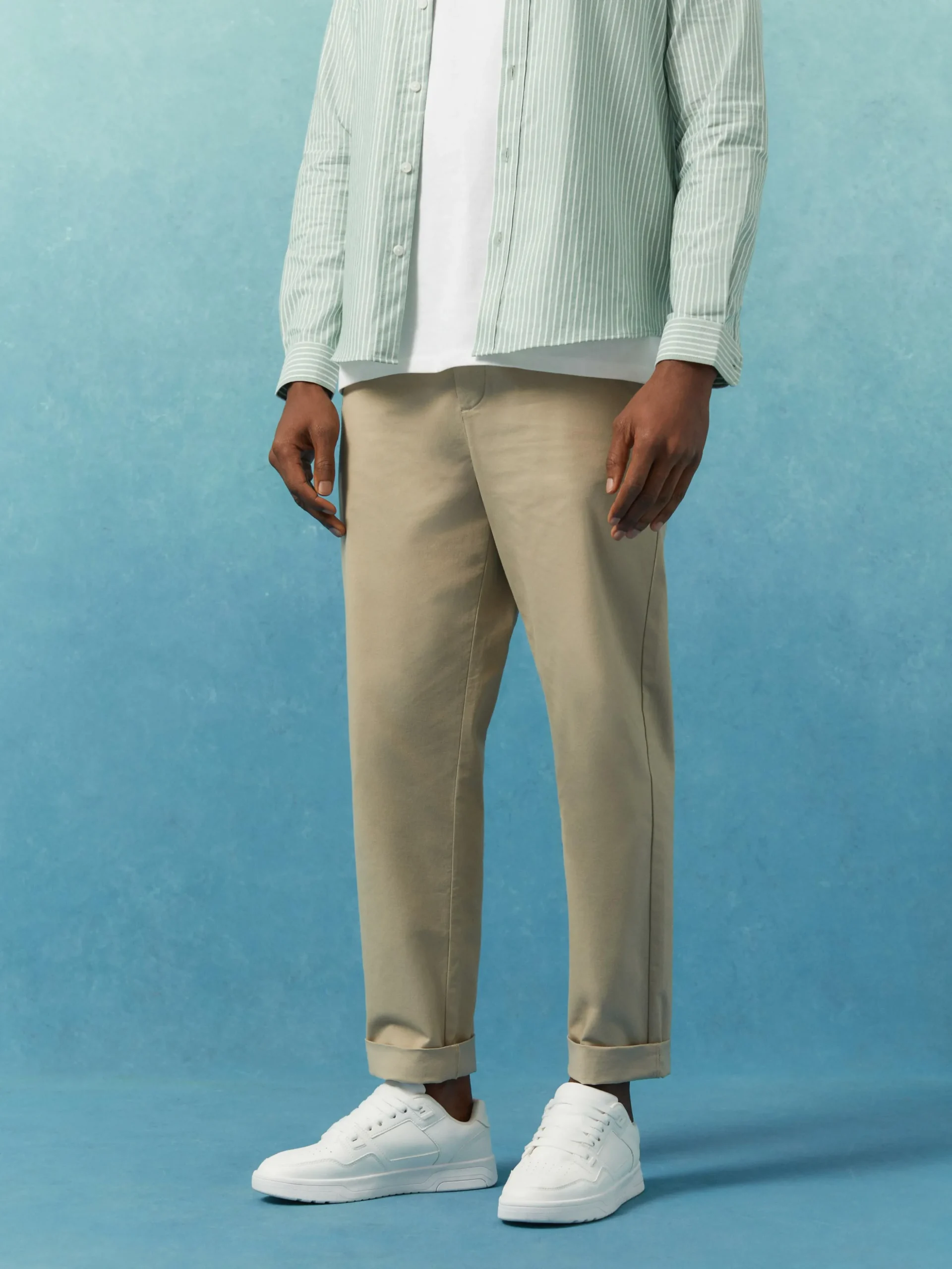 Pantalones Chinos De Corte Recto