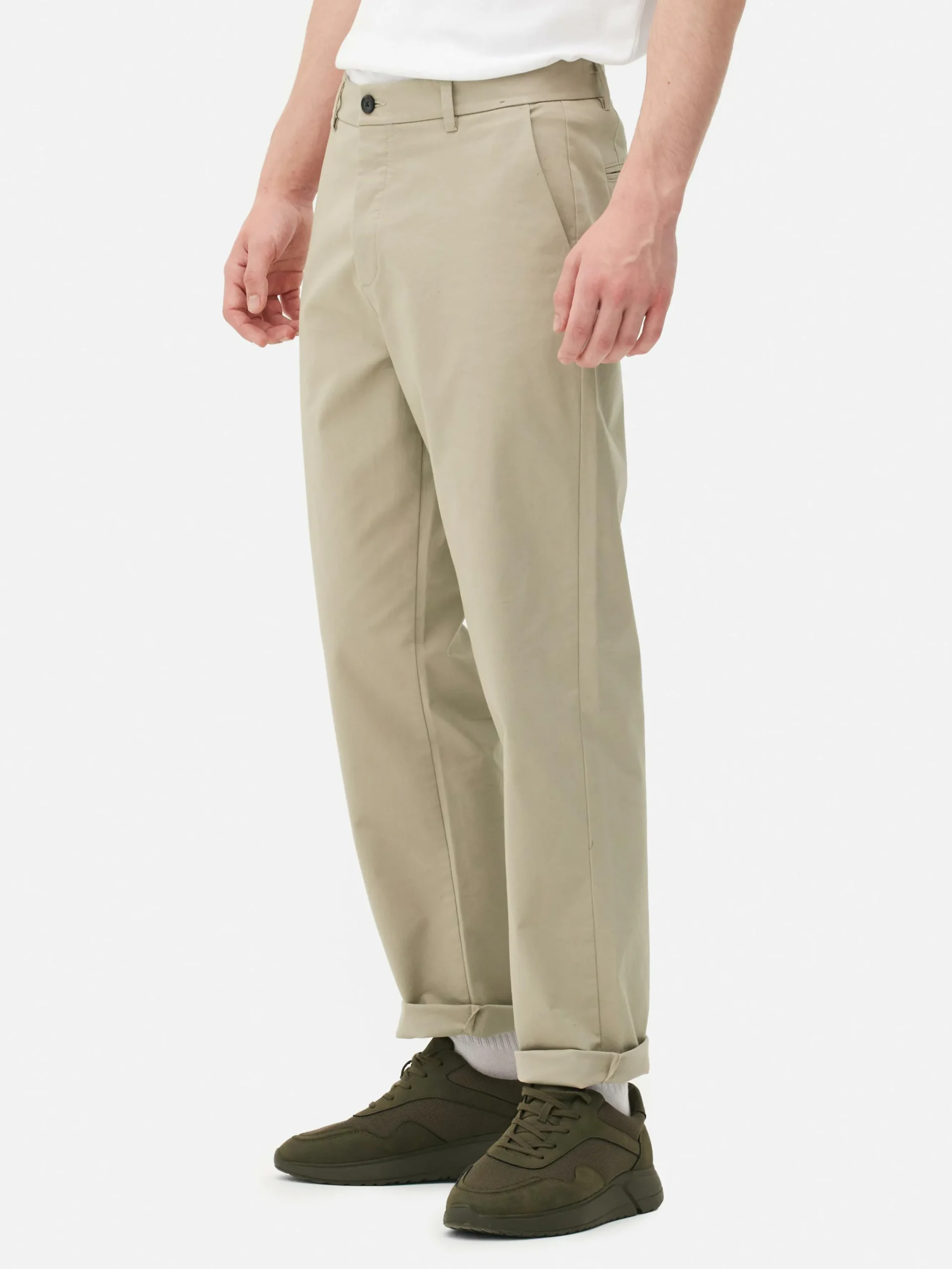 Pantalones Chinos De Corte Recto
