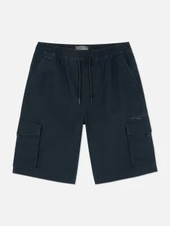 Pantalones Cortos Cargo Con Cordón De Ajuste