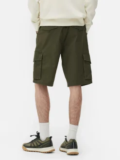 Pantalones Cortos Cargo Con Cordón De Ajuste