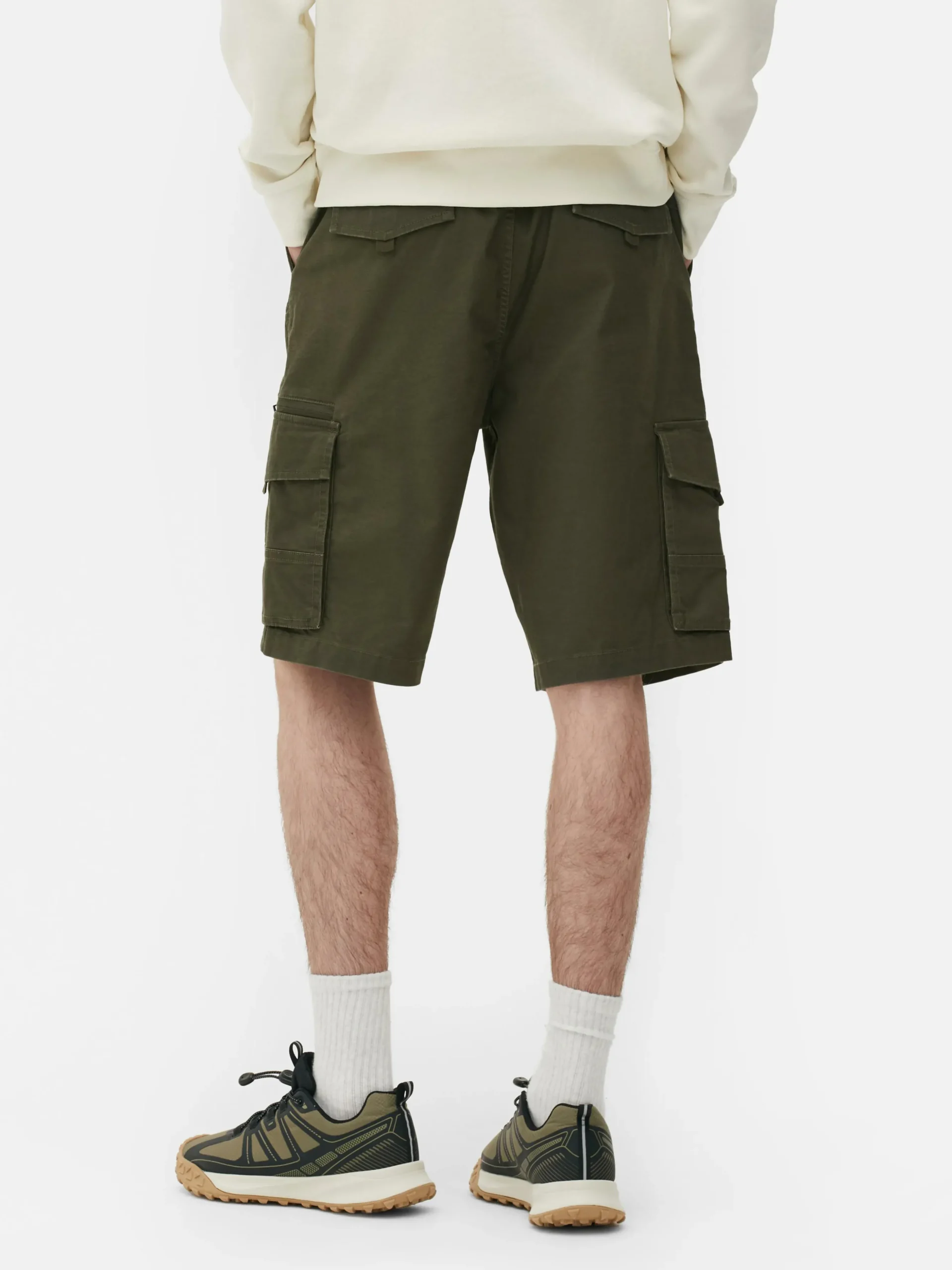 Pantalones Cortos Cargo Con Cordón De Ajuste
