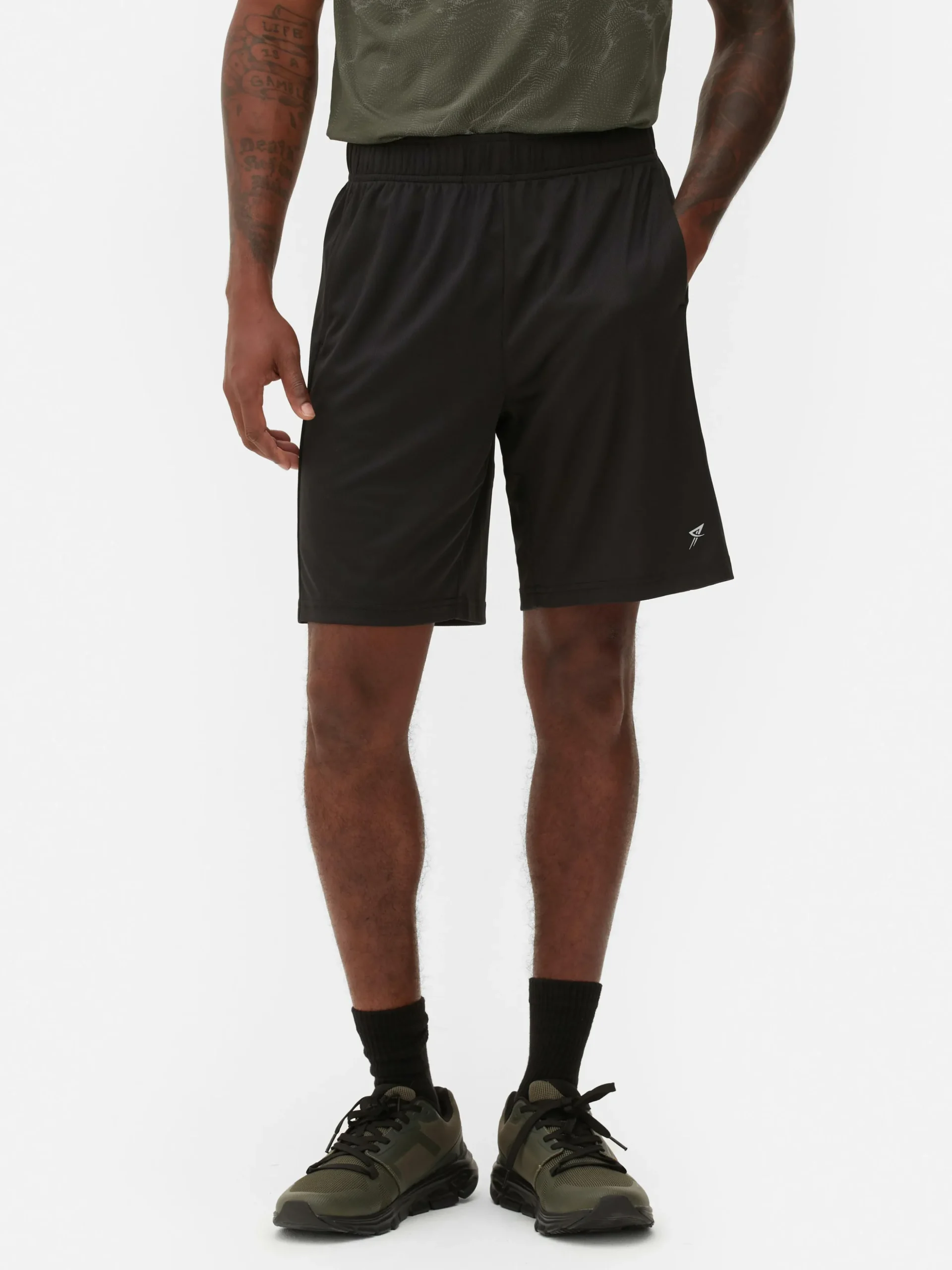 Pantalones Cortos De Malla Para El Gimnasio
