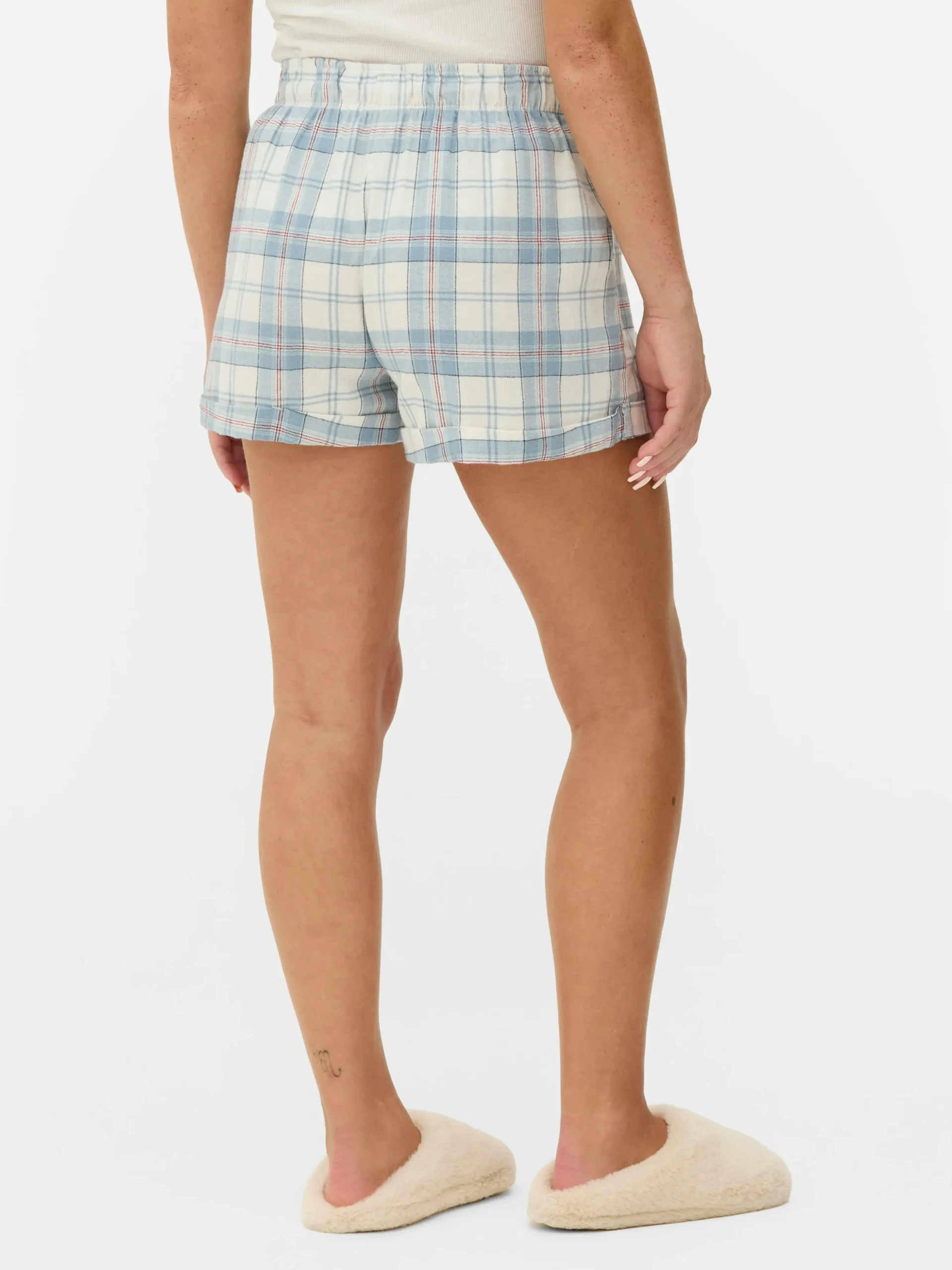 Pantalones Cortos De Pijama De Franela