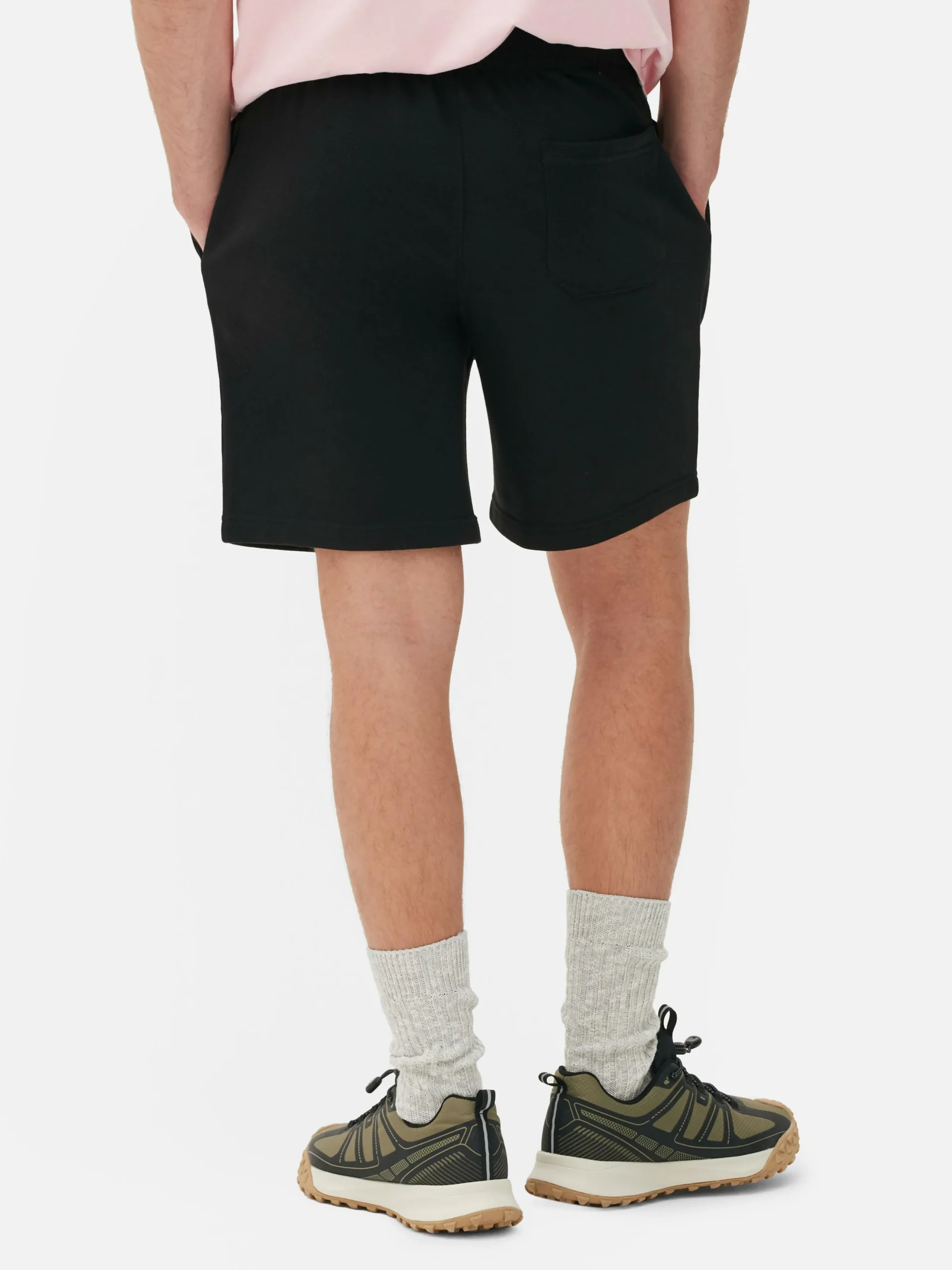Pantalones Cortos De Punto Con Cordón De Ajuste