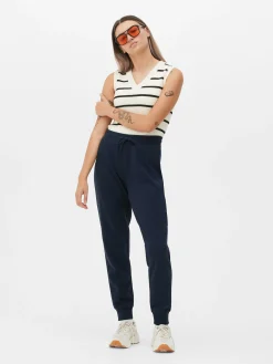 Pantalones De Chándal De Corte Pitillo